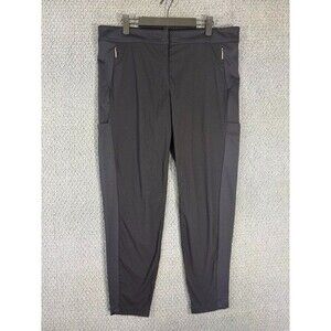 Anatomie Pants Black Stretch Zip Pockets Lightweight Travel Women's Large